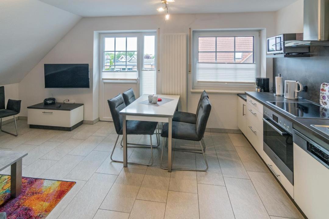 Ferienwohnung Austernfischer ベンサージール エクステリア 写真
